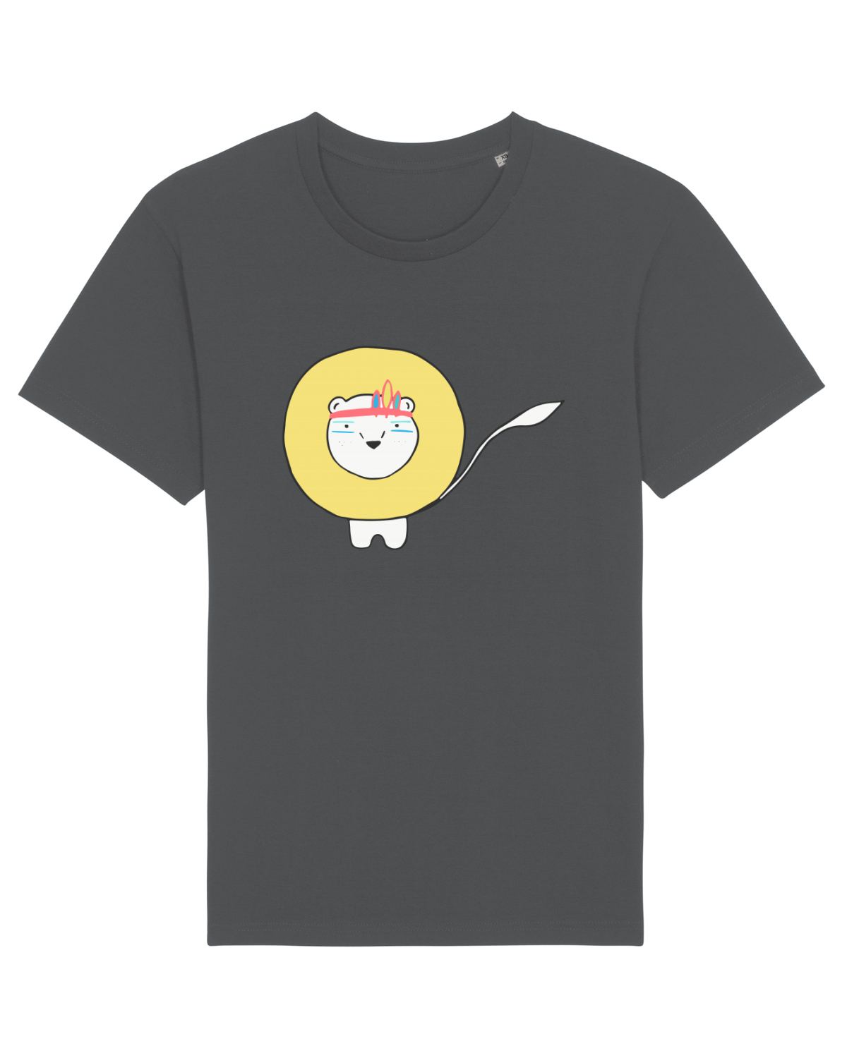 Tricou mânecă scurtă Unisex Rocker Anthracite