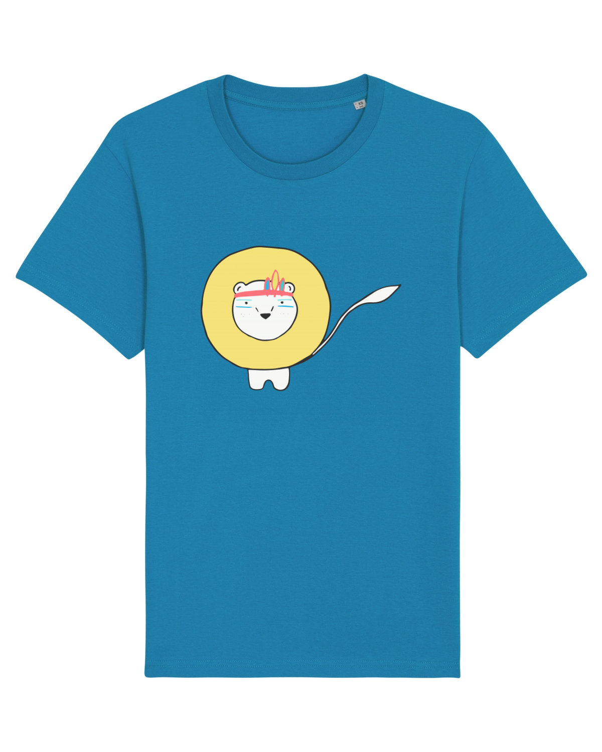 Tricou mânecă scurtă Unisex Rocker Azur