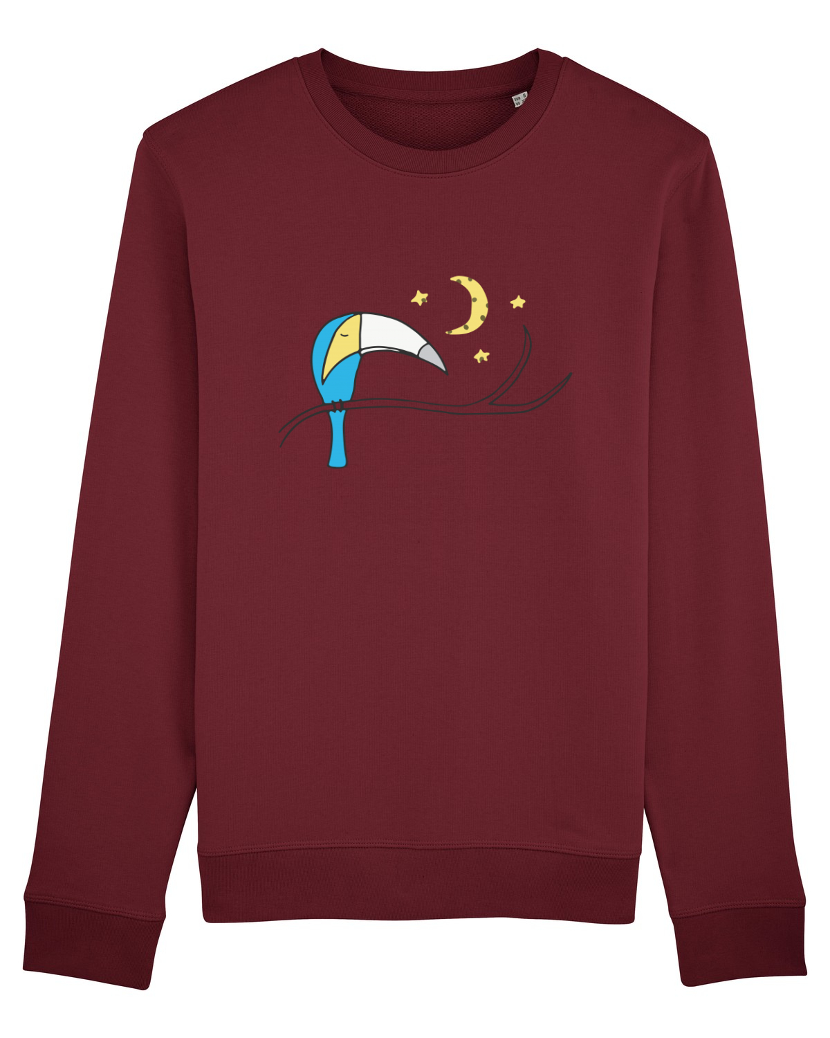 Bluză mânecă lungă Unisex Rise Burgundy