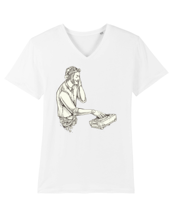 Steampunk DJ 1 White