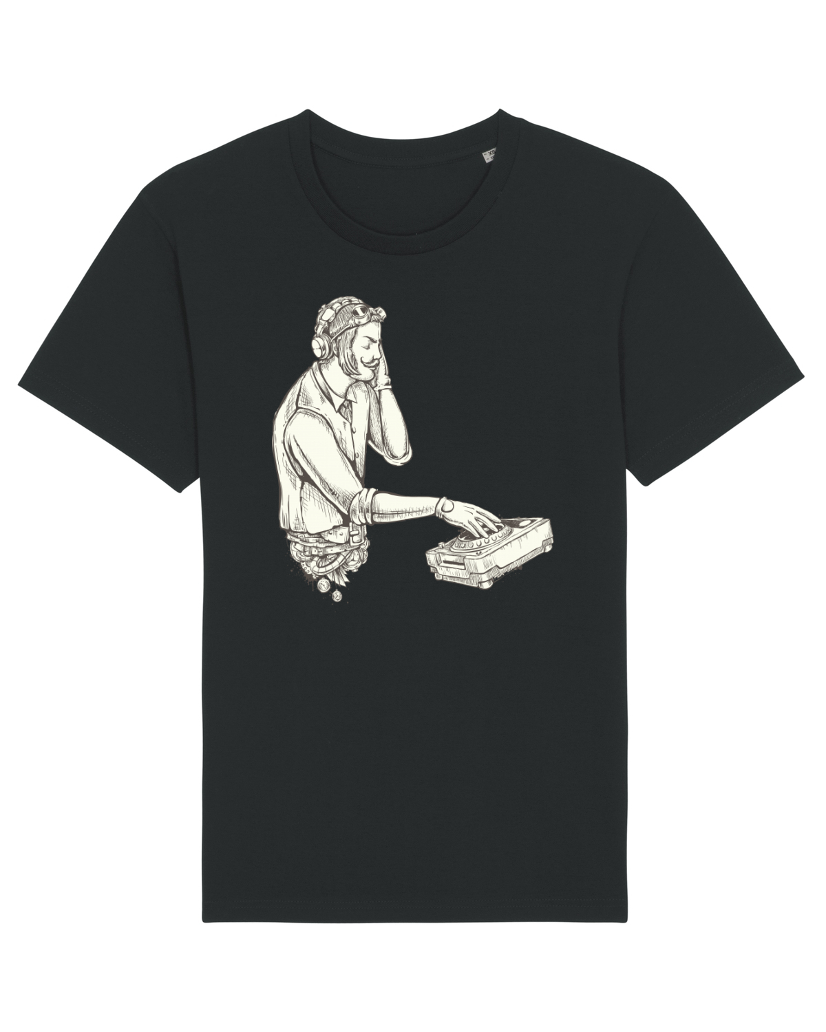Tricou mânecă scurtă Unisex Rocker Black
