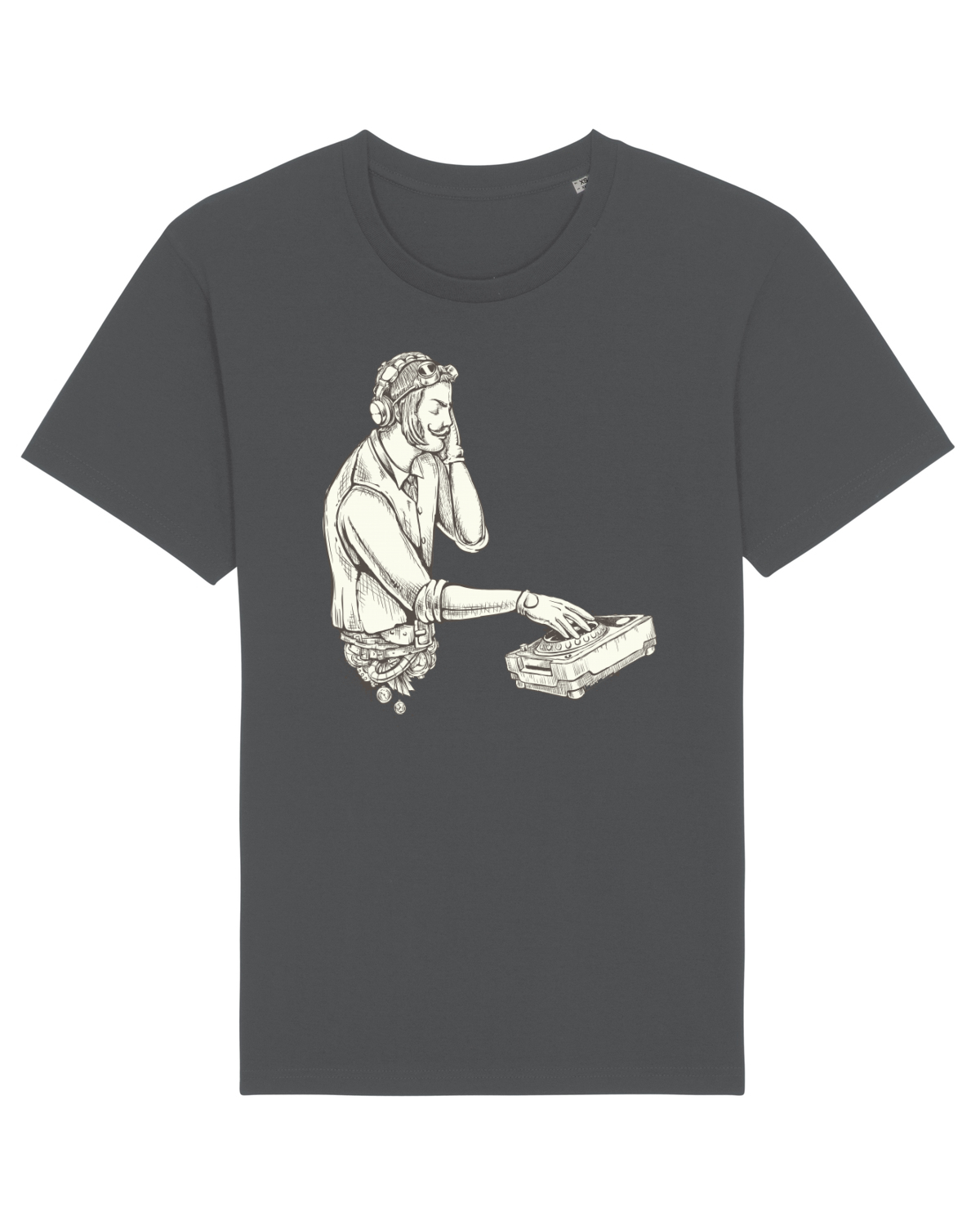 Tricou mânecă scurtă Unisex Rocker Anthracite