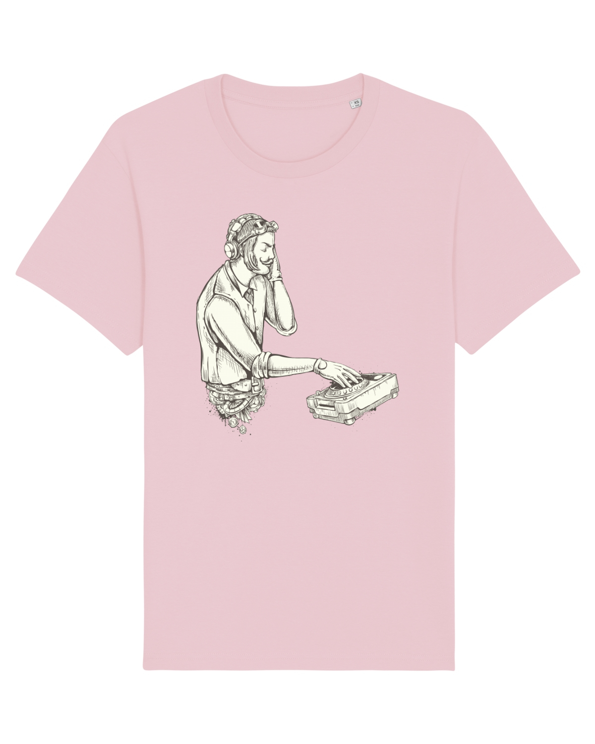 Tricou mânecă scurtă Unisex Rocker Cotton Pink
