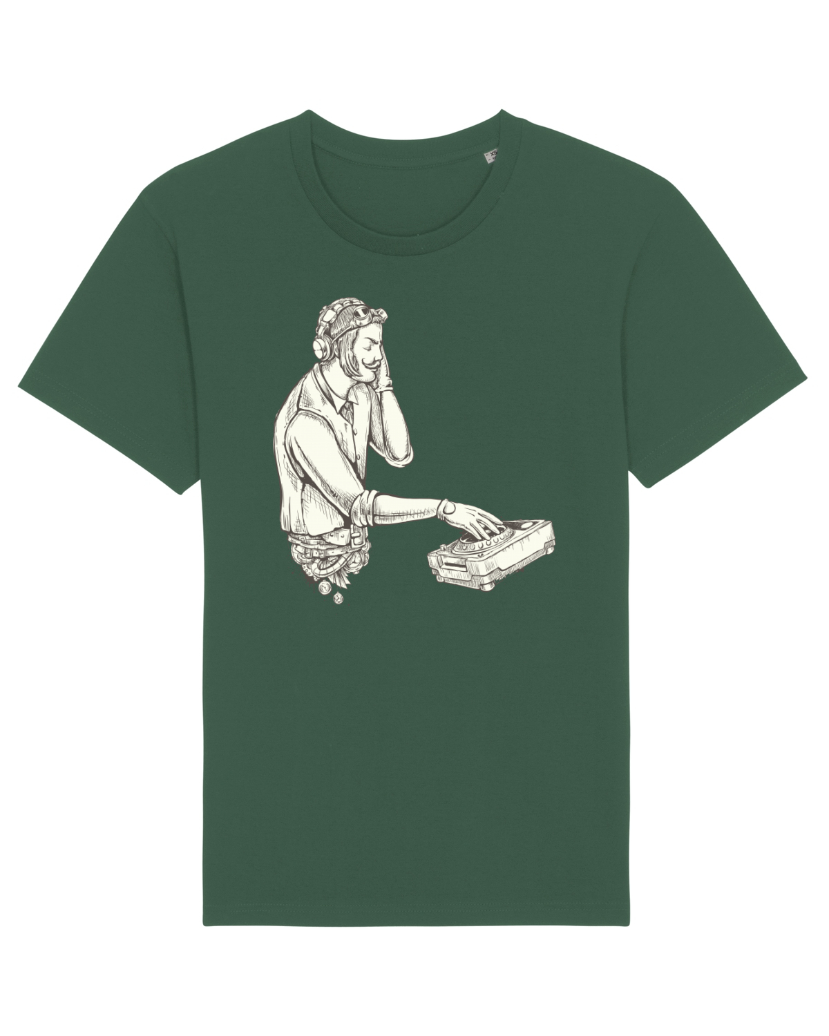 Tricou mânecă scurtă Unisex Rocker Bottle Green
