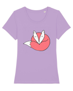 Vulpita Rosie Tricou mânecă scurtă guler larg fitted Damă Expresser