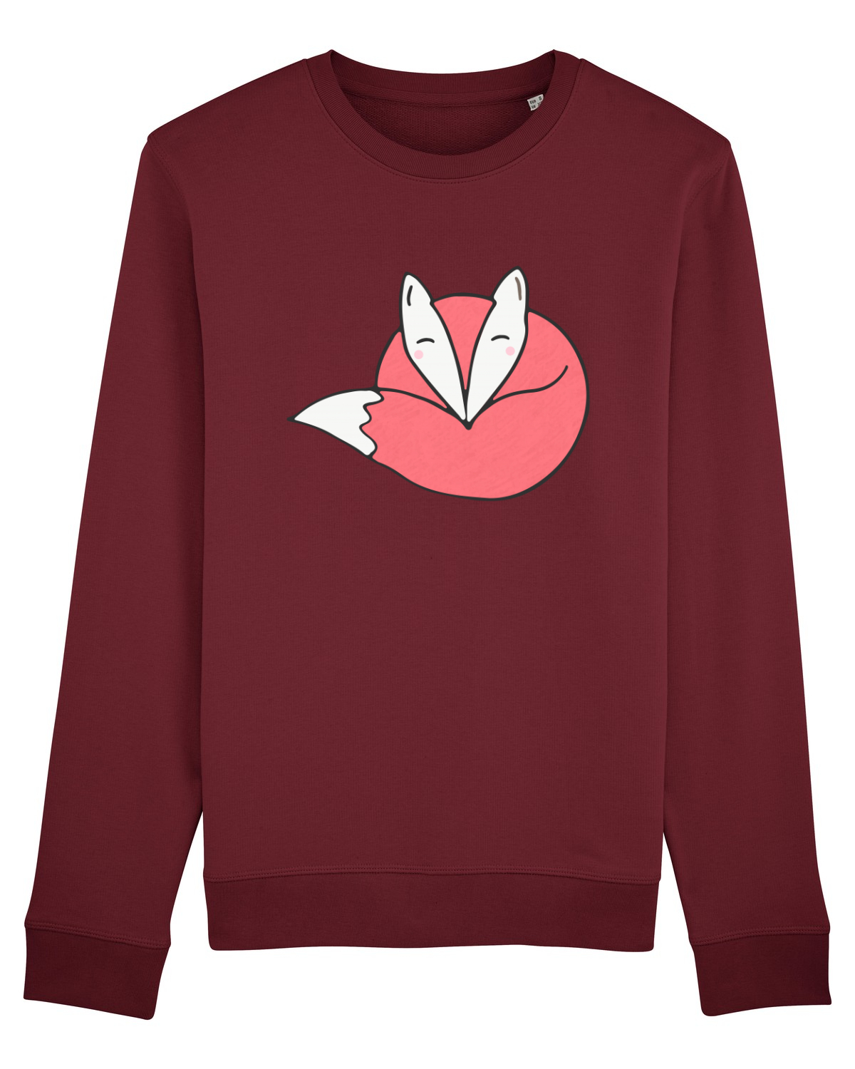 Bluză mânecă lungă Unisex Rise Burgundy