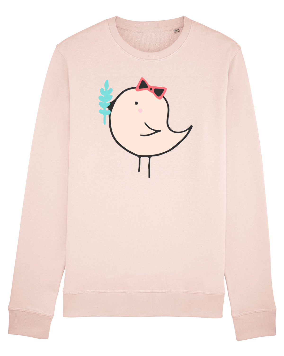 Bluză mânecă lungă Unisex Rise Candy Pink