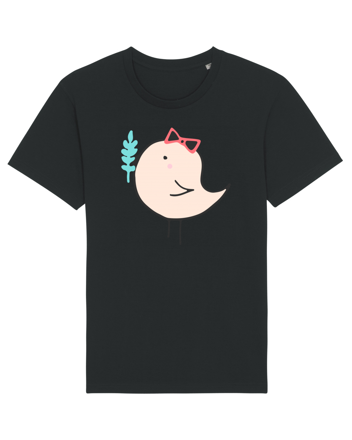 Tricou mânecă scurtă Unisex Rocker Black