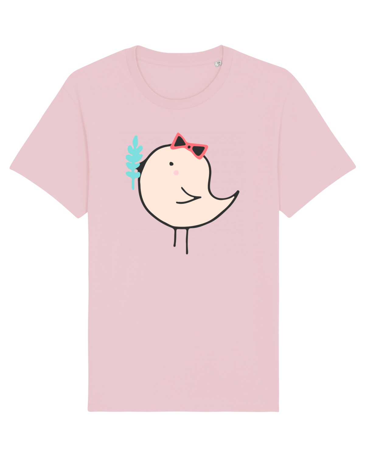 Tricou mânecă scurtă Unisex Rocker Cotton Pink