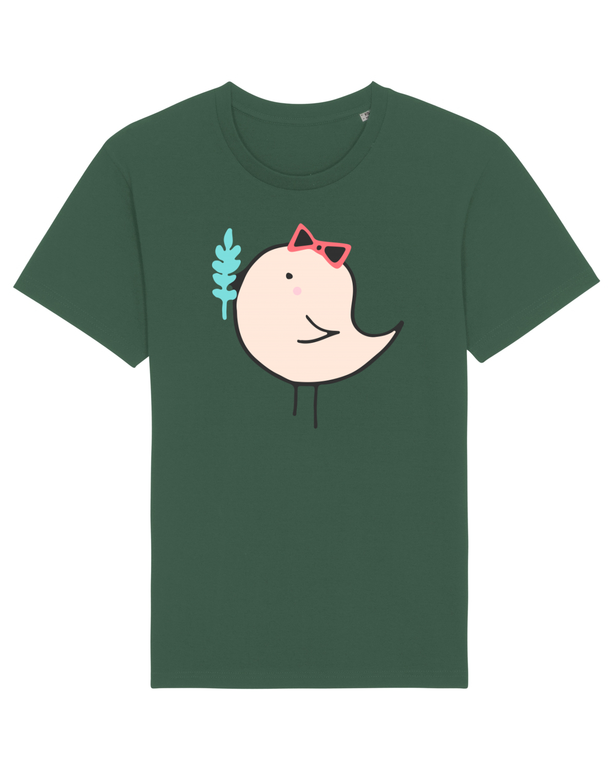 Tricou mânecă scurtă Unisex Rocker Bottle Green
