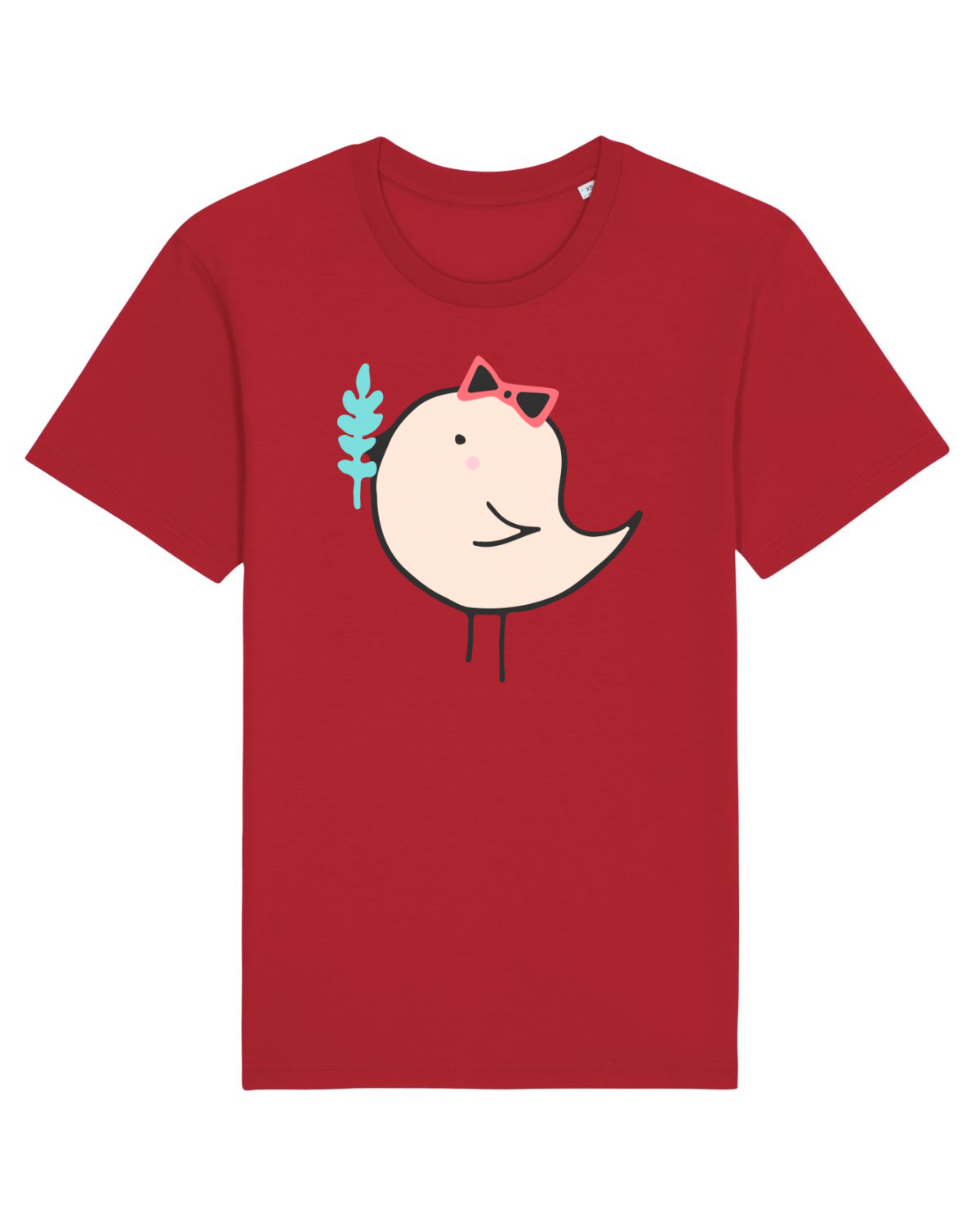 Tricou mânecă scurtă Unisex Rocker Red