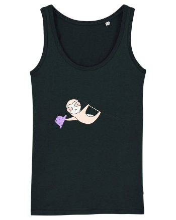Lenes Sloth cu Palarie Black