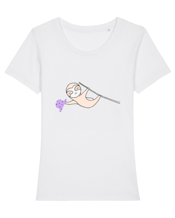 Lenes Sloth cu Palarie White