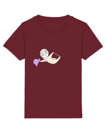 Lenes Sloth cu Palarie Burgundy