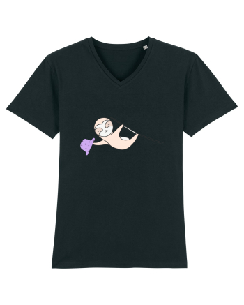 Lenes Sloth cu Palarie Black