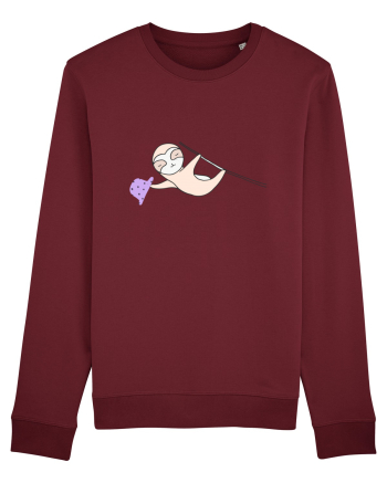 Lenes Sloth cu Palarie Burgundy