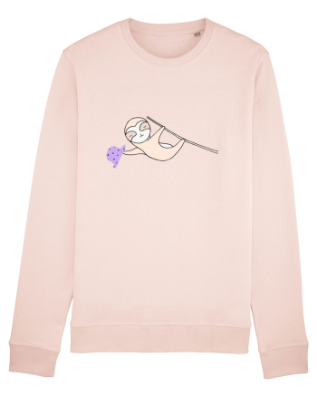 Lenes Sloth cu Palarie Candy Pink