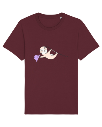 Lenes Sloth cu Palarie Burgundy