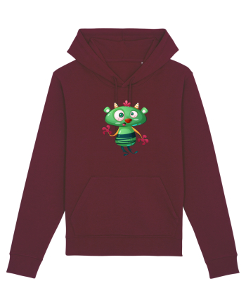 Monstrulet Verde Burgundy