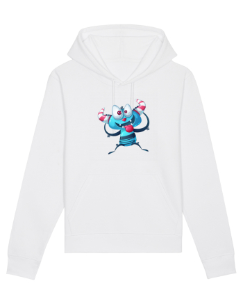 Monstrulet Albastru White