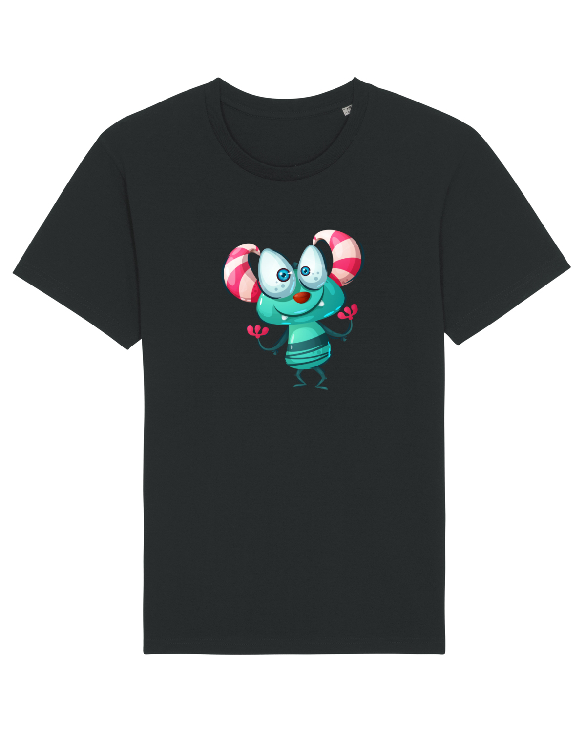 Tricou mânecă scurtă Unisex Rocker Black