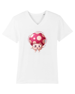 Ciupercuta Rosie Tricou mânecă scurtă guler V Bărbat Presenter