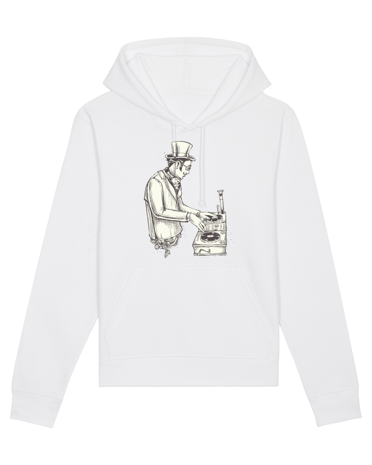 Hanorac Unisex Drummer White