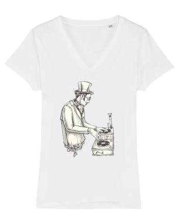 Steampunk DJ 2 White