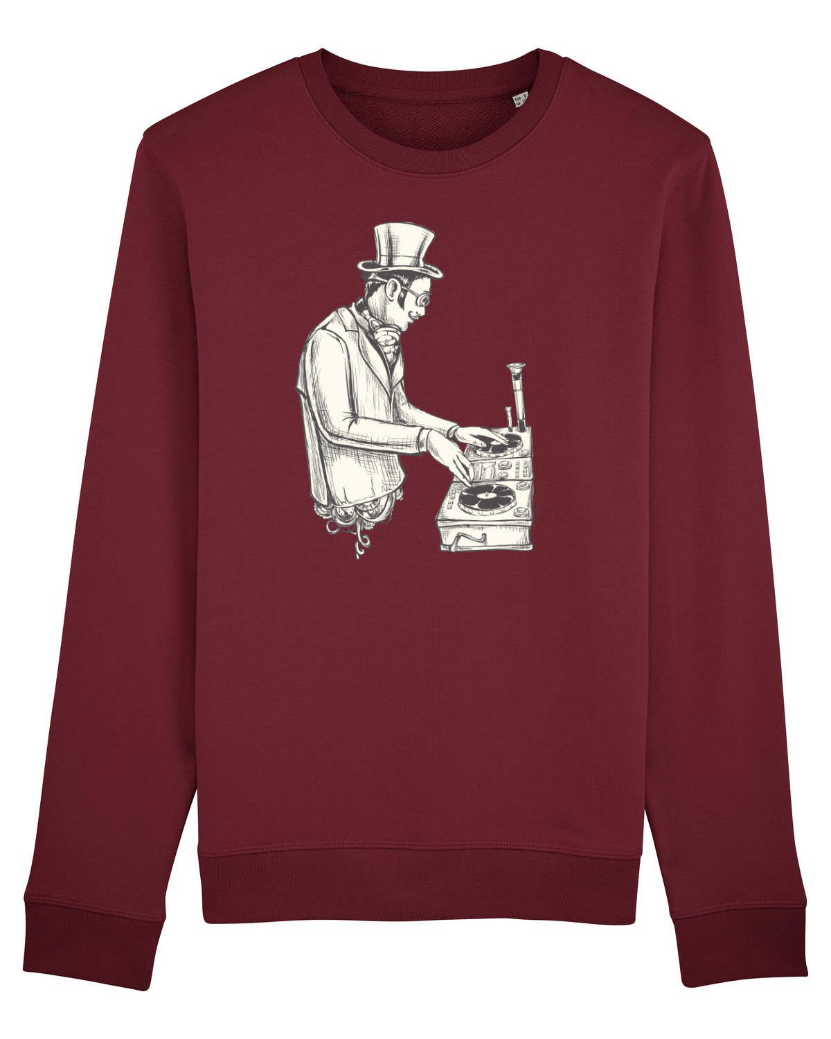 Bluză mânecă lungă Unisex Rise Burgundy