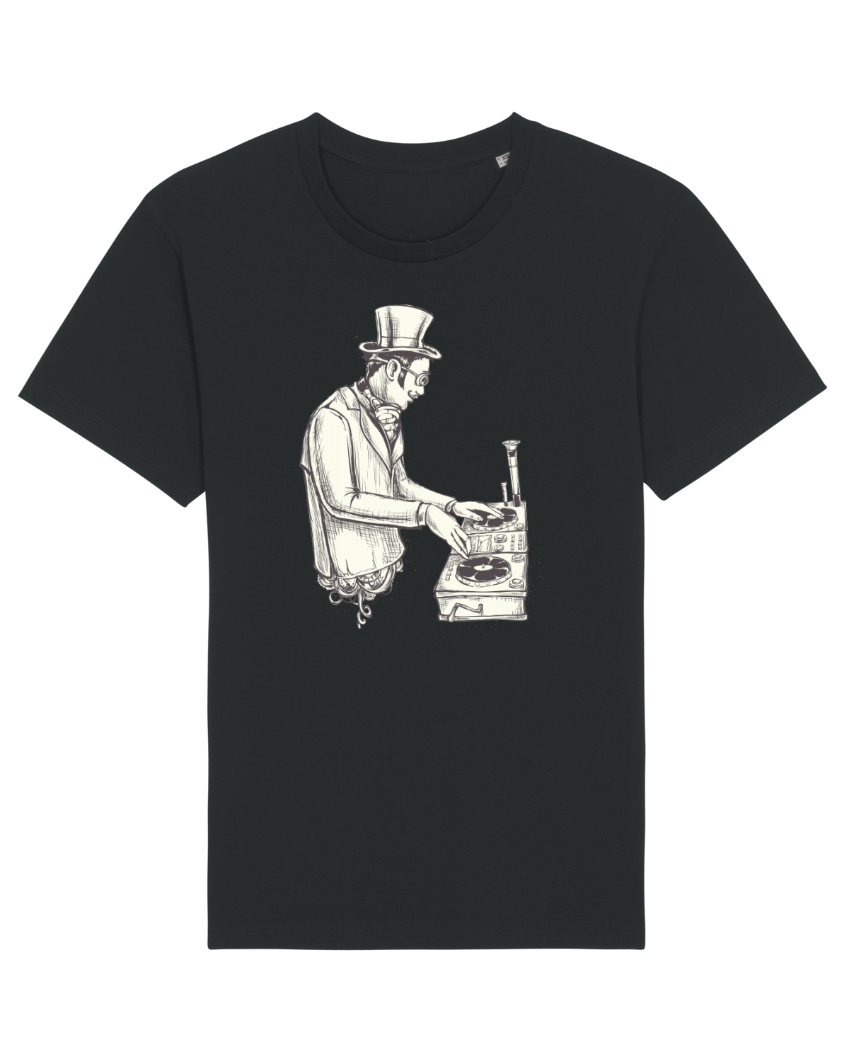 Tricou mânecă scurtă Unisex Rocker Black