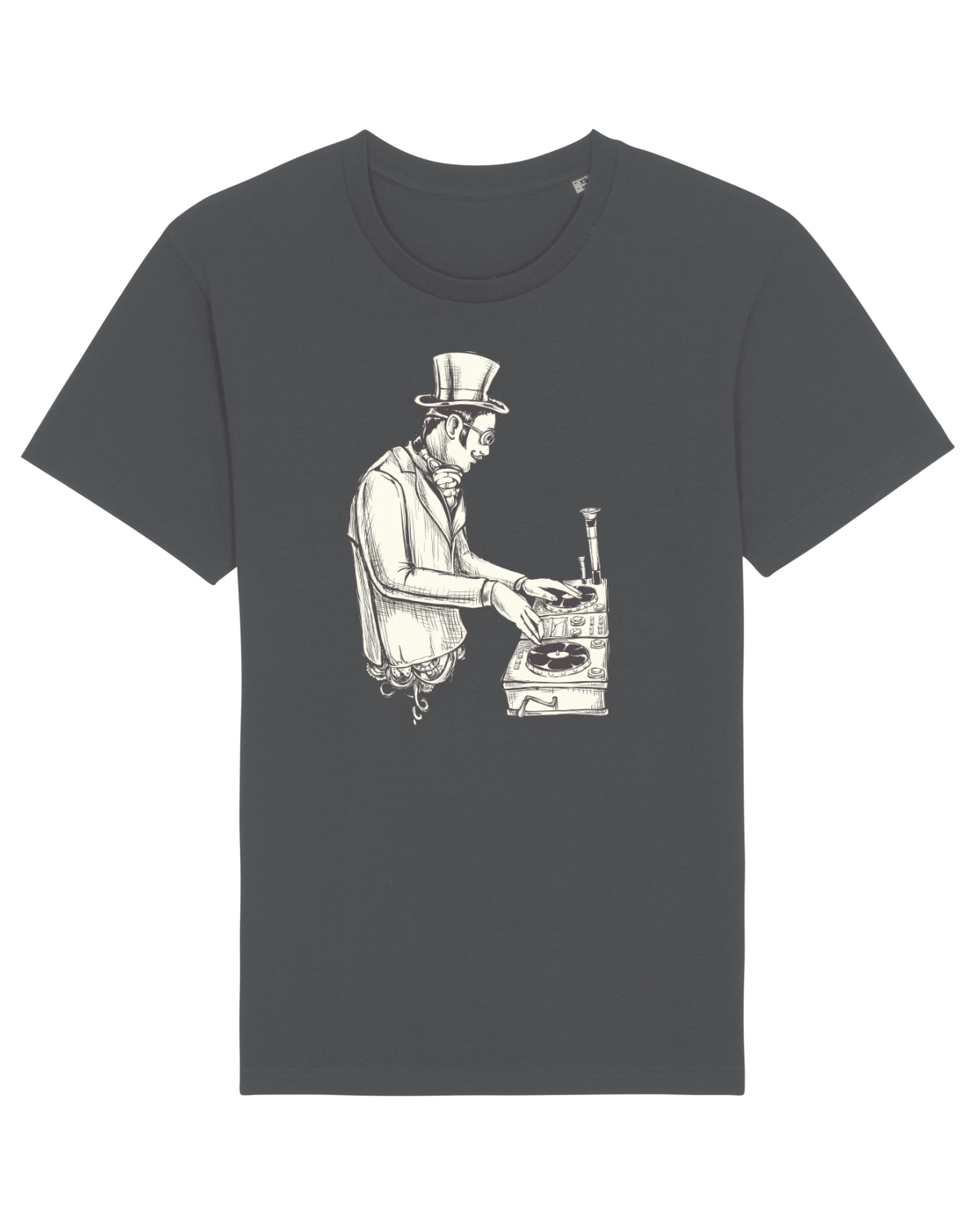 Tricou mânecă scurtă Unisex Rocker Anthracite