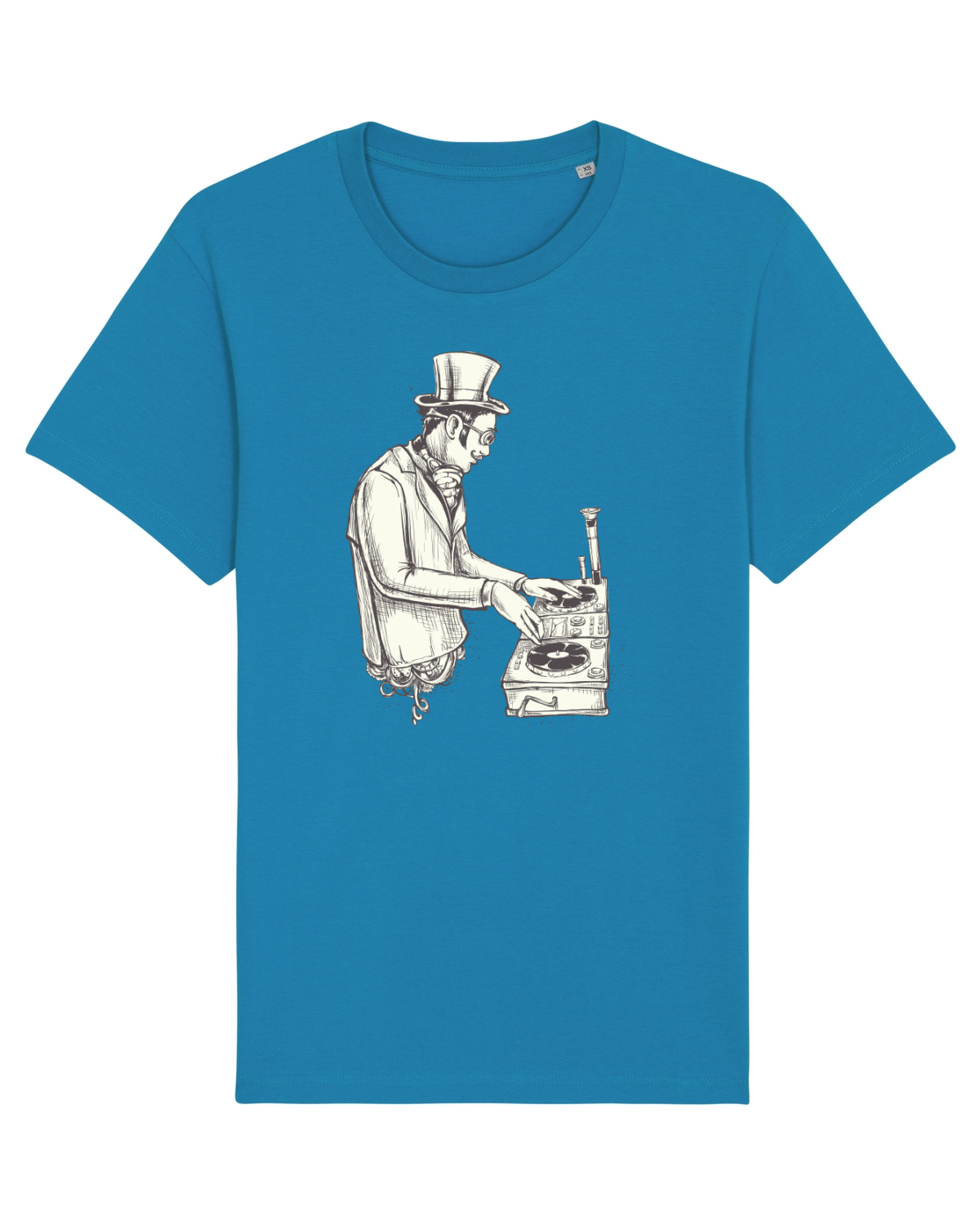 Tricou mânecă scurtă Unisex Rocker Azur