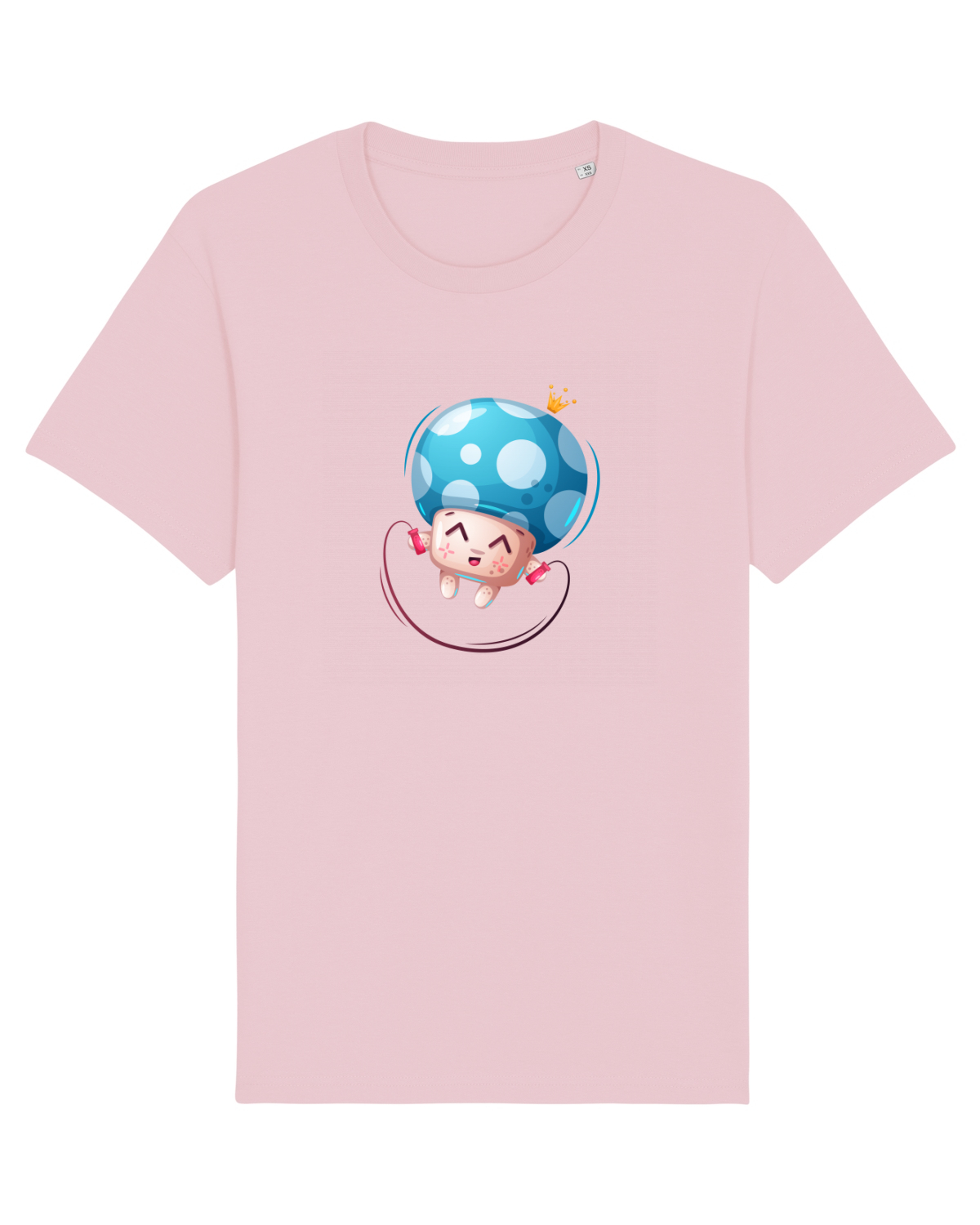 Tricou mânecă scurtă Unisex Rocker Cotton Pink
