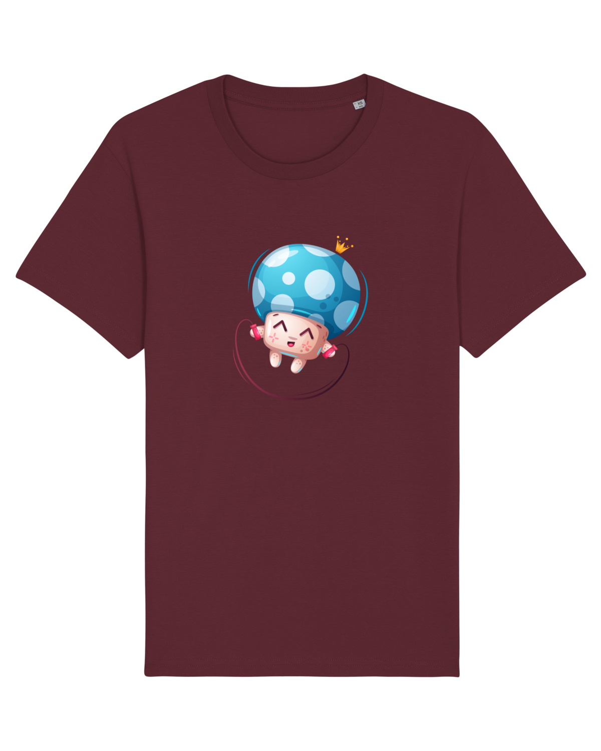 Tricou mânecă scurtă Unisex Rocker Burgundy