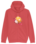 Ciupercuta Galbena Hanorac cu fermoar Unisex Connector