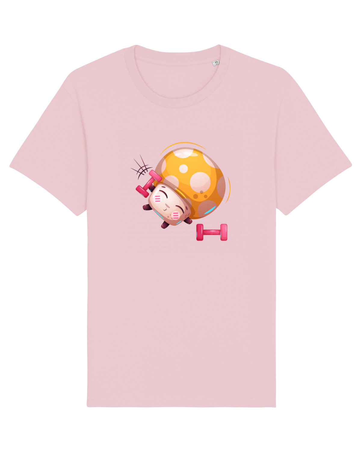 Tricou mânecă scurtă Unisex Rocker Cotton Pink