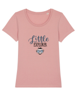 Little Explorer Tricou mânecă scurtă guler larg fitted Damă Expresser