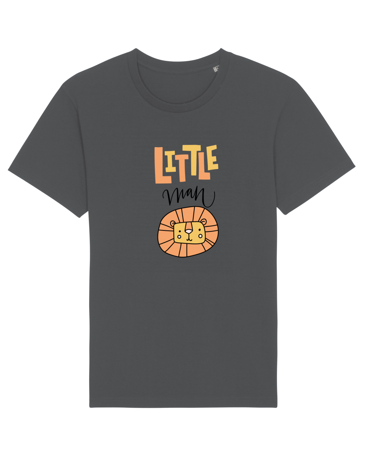 Tricou mânecă scurtă Unisex Rocker Anthracite