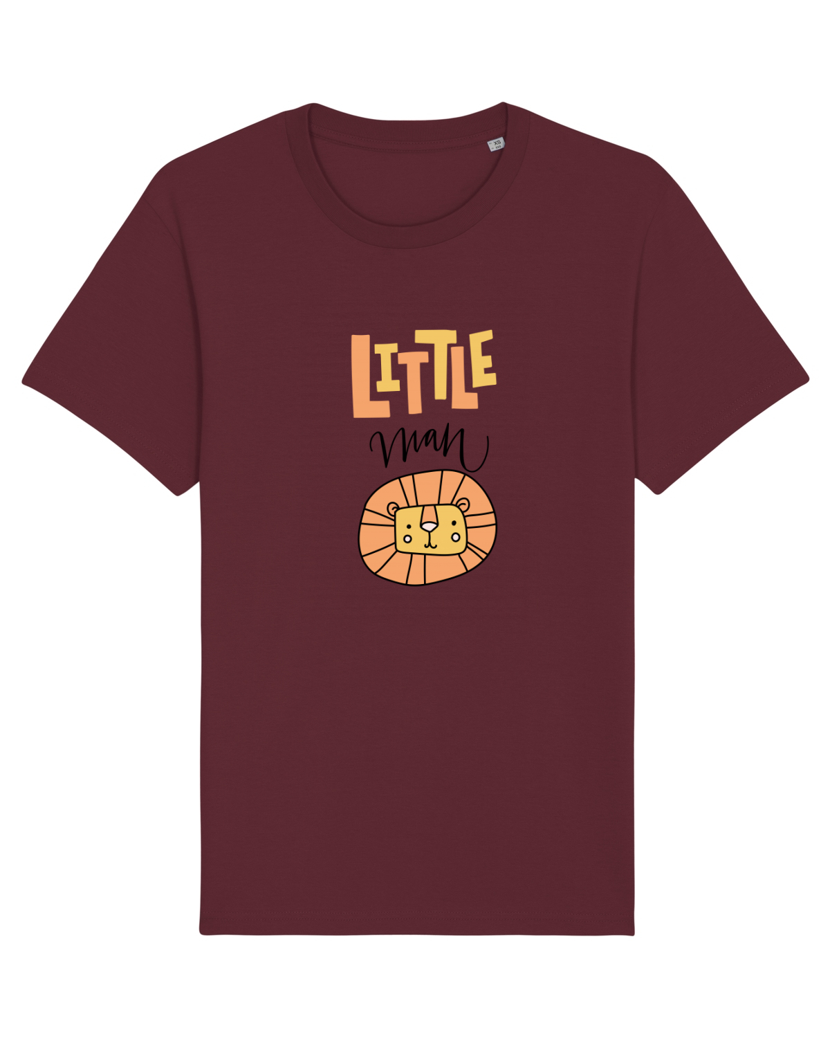 Tricou mânecă scurtă Unisex Rocker Burgundy