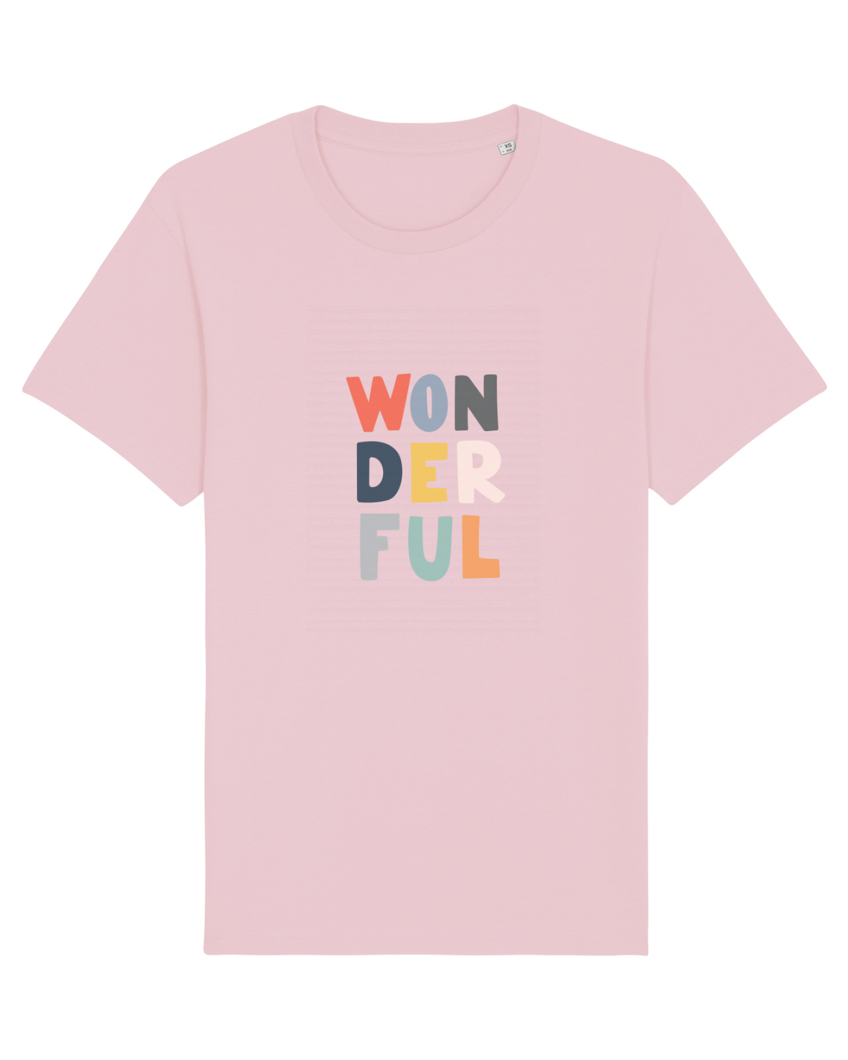 Tricou mânecă scurtă Unisex Rocker Cotton Pink