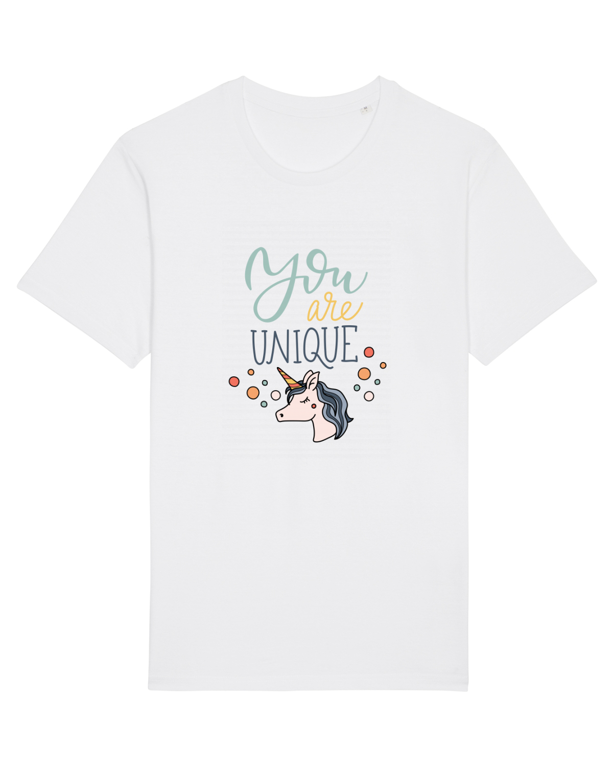 Tricou mânecă scurtă Unisex Rocker White