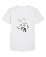 You are Unique Tricou mânecă scurtă guler larg Bărbat Skater