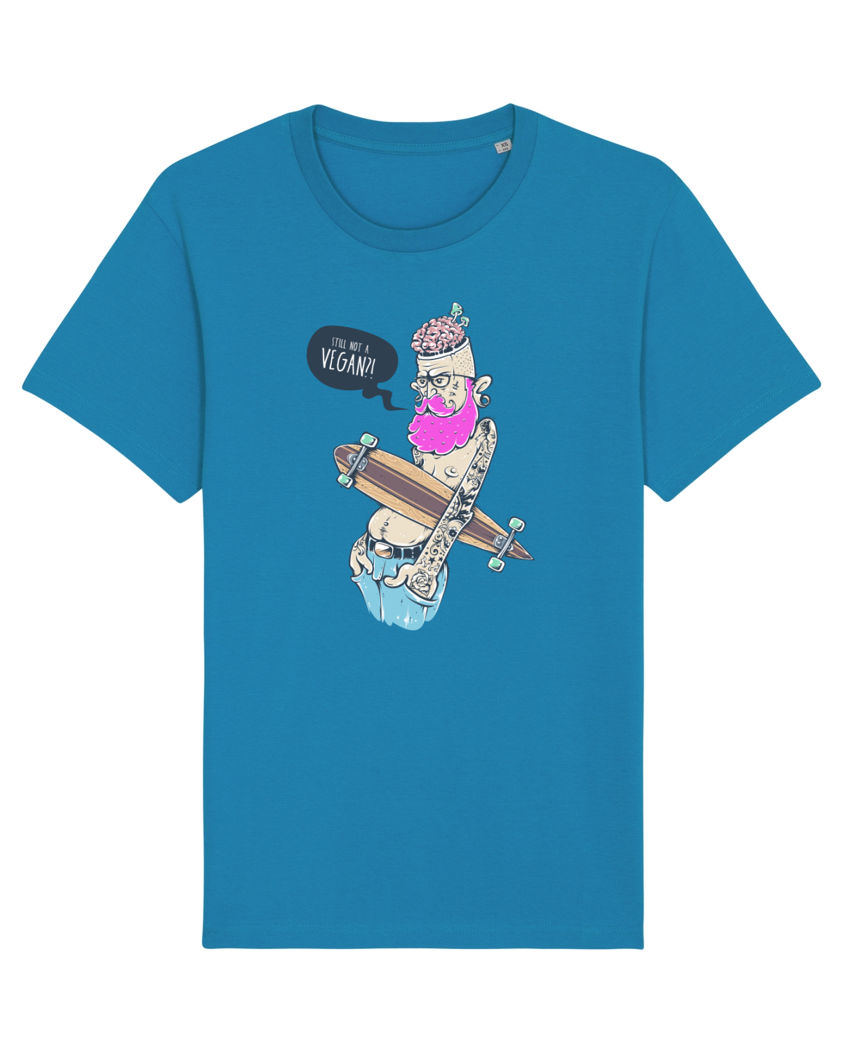 Tricou mânecă scurtă Unisex Rocker Azur