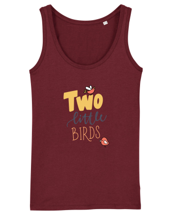 Two Little Birds Burgundy
