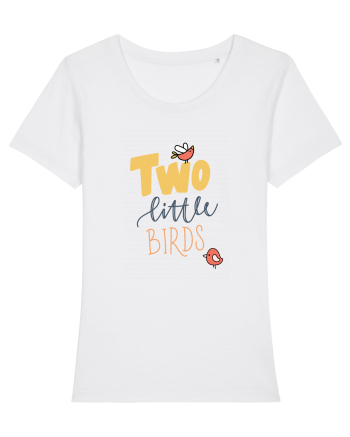 Two Little Birds White