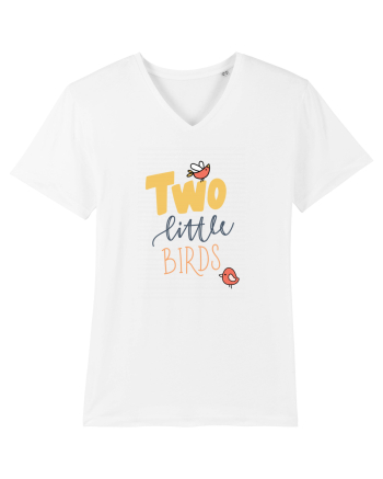 Two Little Birds White