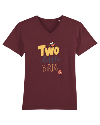 Two Little Birds Burgundy