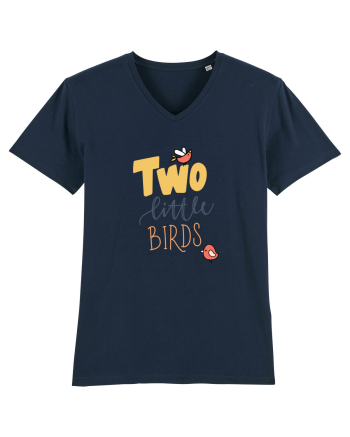 Two Little Birds French Navy