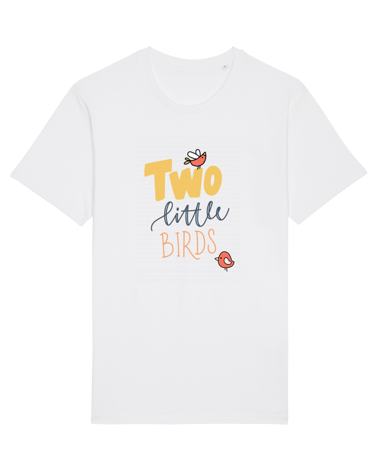 Tricou mânecă scurtă Unisex Rocker White