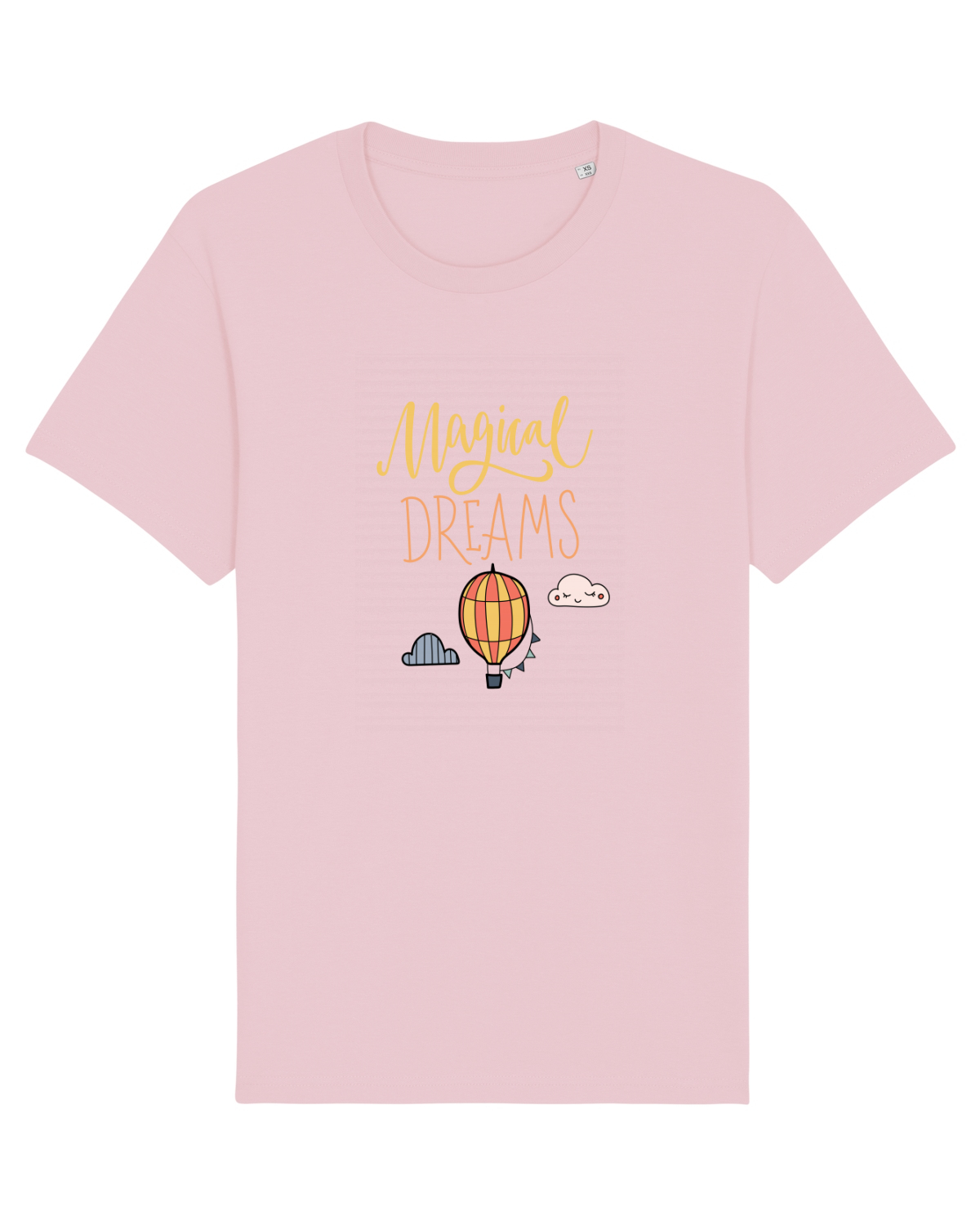 Tricou mânecă scurtă Unisex Rocker Cotton Pink
